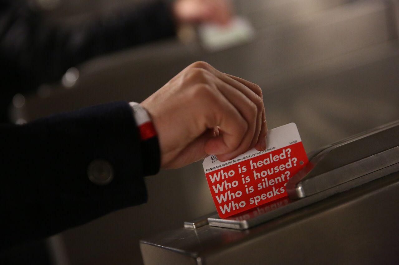 Limited-edition NYC Metro Cards designed by Barbara Kruger | Art